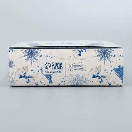 Folding box "New Year's bow", 21x 15 x 5 cm, New Year-5