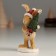 Polystone souvenir "Bunny in a hat with a Christmas tree" 5x4.5x10 cm