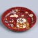 A set of paper dishes is a disposable owl ”: 6 plates, 6 glasses, 6 caps