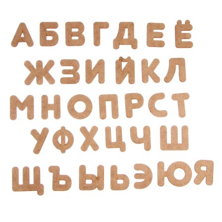 Puzzle, series "Funny toys" "Russian alphabet, 33 letters"-1