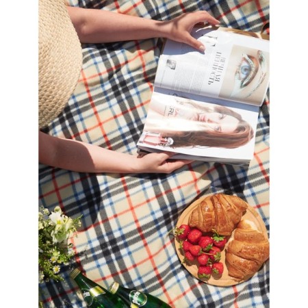 Mackenzie plaid, size 150x200 cm, beige color-6