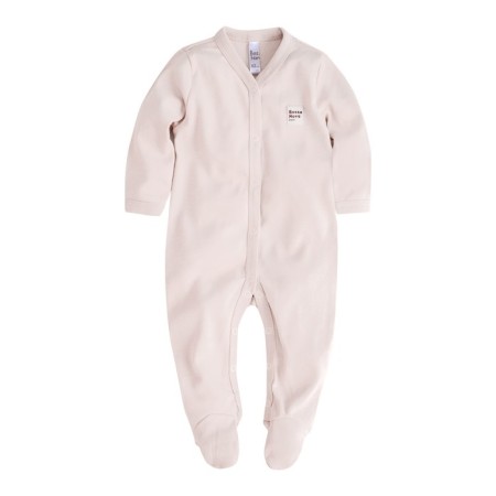 Basic jumpsuit, height 74 cm, beige color-1