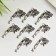 Decor for creativity Metal "Revolver with rose" silver 1.4x3 cm