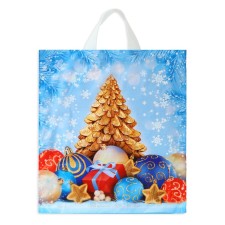 Snow Forest package, plastic with a cut -off pen 40x47 cm, 45 μm