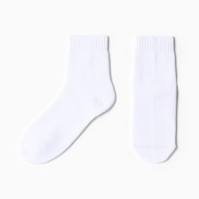 Women's terry socks minku, white color, rr 36-39 (23-25 ​​cm)