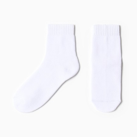 Women's terry socks minku, white color, rr 36-39 (23-25 ​​cm)