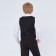 School vest for a boy, black, height 152 (38/m)