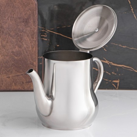 Teapot of stainless steel "Sultan", 1.2 l, 201 steel, chrome color color-2