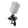 Pneumatic pneumatic spray gun "Zilber" BG1388, HVLP, 30 DIN, 3 ATM, 1/4F, Stop 1.3 mm