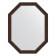 Mirror in the baguette frame, rosewood 62 mm, 71x91 cm