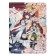 Gift notebook, A6, 100 sheets, a colored block, with a curly knife on a magnet, "anime", mix