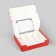 Box for eclairs with liners "for you", 20 x 15 x 5 cm