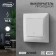 The circuit breaker Luazon Lighting "Antei", 10 A, 1 key, hidden, white