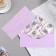 Set of envelopes for money "Congratulatory - 1" 6 pieces, software touch, embossing, 9x19 cm