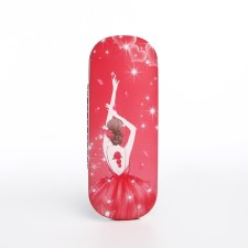 Glasses for glasses, 16 x 4 x 6 cm, cracker, red color