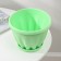 Pot for flowers with the Podon "Noble", 2 l, d = 18 cm, green color