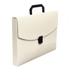 A4 1OTD folder Calligrata Top Deluxe plastic, 1000 mkm, milk