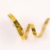 Plastic tape "gloss stars", 1.2cm x 45m, gold