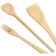 Tescoma Woody set, 3 pcs: spoon, spatula, fork