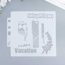 Stencil plastic 