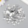 Decor for creativity Plastic "Rhil Obv. Transparent" set of 150 pcs 1x1.4 cm