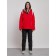 Ski costume female winter, size 44, red color