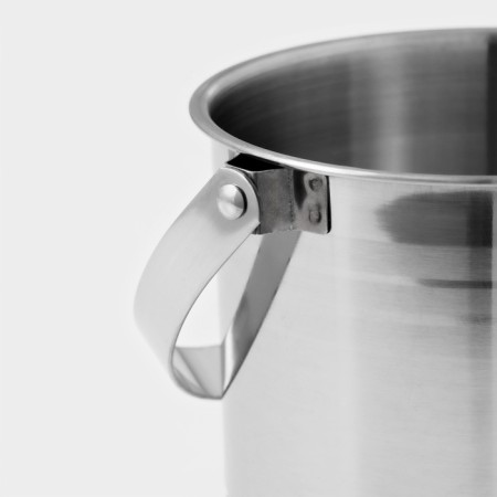 A stainless steel ice bucket, 1.3 l, 14.5 × 12.5 cm-6