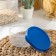 Container Round shares, food, 300 ml, blue color