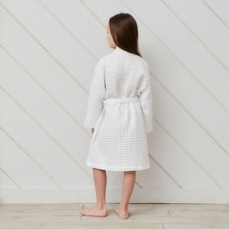 Waffel Baby Broke Me "BOHO" size 34 (122-128 cm) color white, 100% cotton 290 g/m2-2