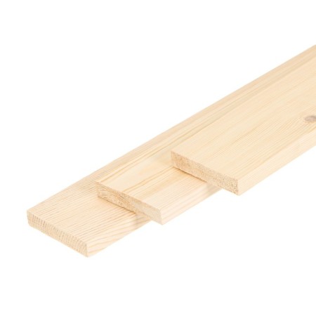 Board Pine is dry, strict, profiled, variety "AB" 300x9x2 cm "Lespille 466"