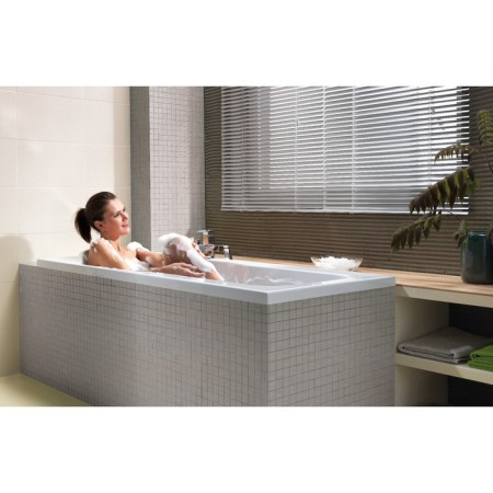 Acrylic bath Cersanit Santana 140x70, white color-4