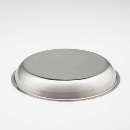 Stainless steel bowl, 1 l, d = 24 cm, 201 brand steel, thickness 0.8 mm-1