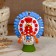 Dymkovo toy "Temple on the mortar", 9 cm, mix