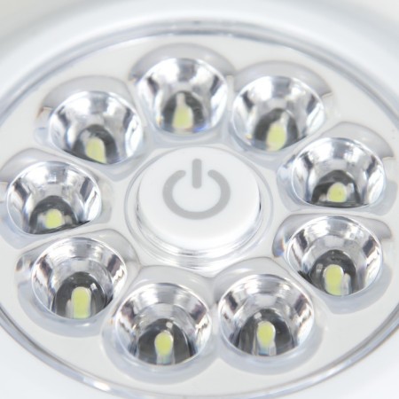 Night Pushlite "Ultra" 9XLED 2W white 10x10x2.5 cm Risalux-5