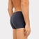 Set of men's panties boxers (2 pcs), graphite/black color, size 52 (xl)