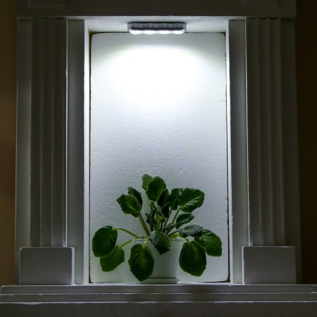 Night Pushlite "Bends" 4XLED 3AAA chrome 19x2x2 cm Risalux-8