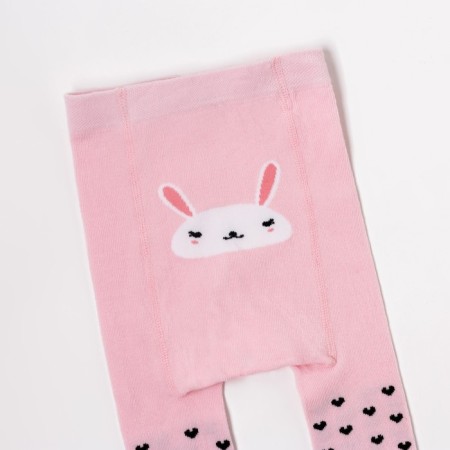 Pantyhose crumb I am “bunny”, pink color, height 68-74 cm-4