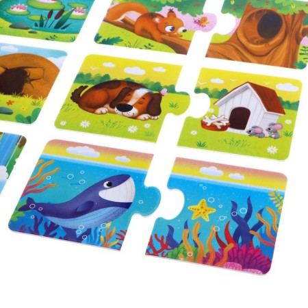 Pair puzzles "Who lives where?"-2