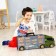 Auto -Vorot Case Givito Militari, with cars, with a tunnel, green color, 59 cm