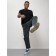 Cargo jeans men, size 44-46, dark gray color