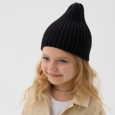 Children's hat minku rr 50-52, black color-1