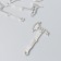 Decor for creativity Metal "ax" silver 2.8x5.9 cm