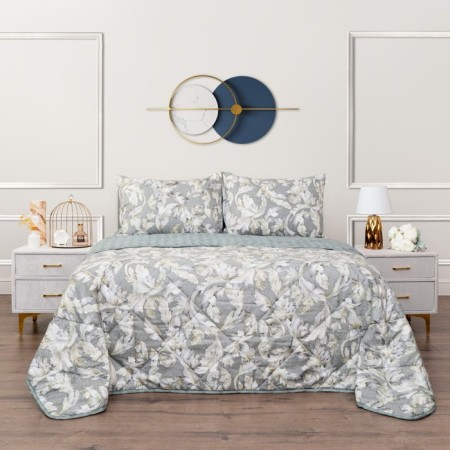 A set with a blanket euro Sofi de Marko "Massimo", size 230x250 cm, 200x220 cm, 50x70 cm - 2 pcs