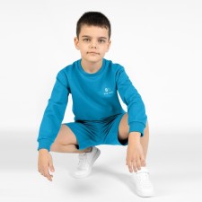 Svitshot for the boy One Love Light, height 128 cm, sea wave color