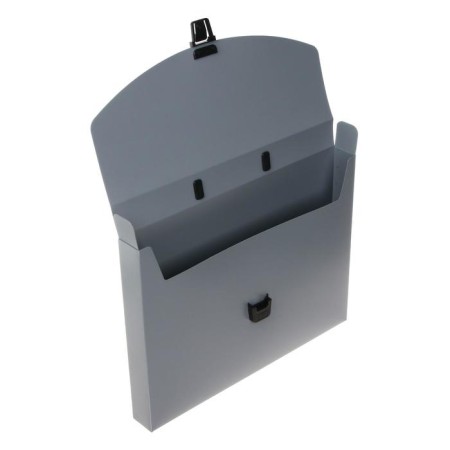 A4 Portfire folder, 1 department, 700 μm, calligrata, up to 300 sheets, gray-3