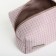 TEXTURA lightning cosmetic bag, pink color