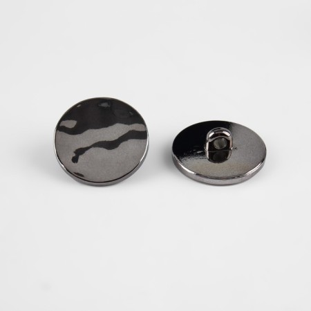 A set of buttons on the leg, d = 25 mm, 5 pcs, black gloss color-1