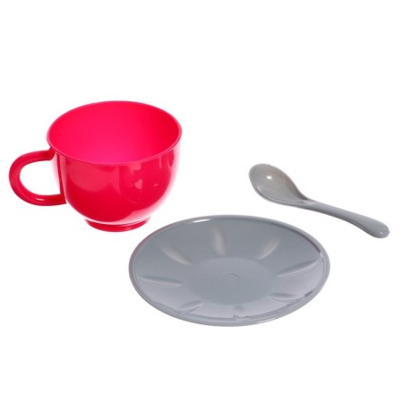 Game set "Dream kitchen" with dishes and products, light, sound, works from batteries-13
