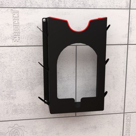 Holder for polishing cars, wall, black-1
