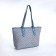 Women's bag with lightning, average size, blue color